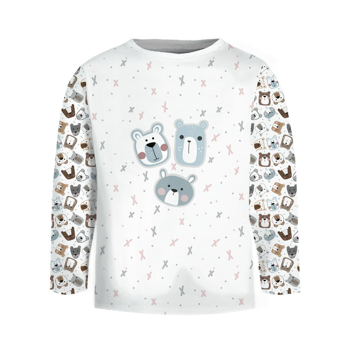 Longsleeve - BEARS / blue (CITY BEARS) - single jersey (110/116)