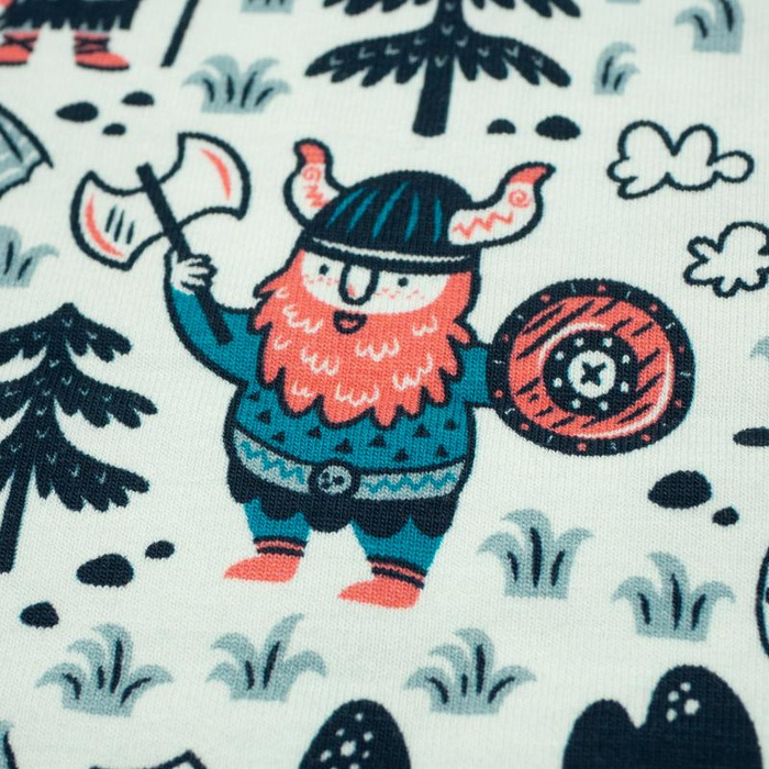 VIKINGOVÉ / bílý - úplet TE210