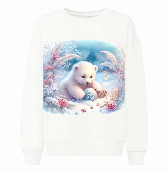 Christmas animal wz. 1 - panel (60cm x 50cm) looped knit