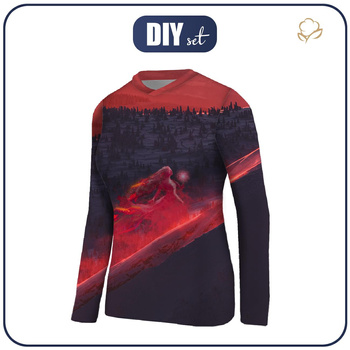 DAMEN THERMO BLUSE (PATTY) - RUBINOWA PANNA BIEST - Nähset M