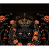 SHOPPERKA - GOTHIC CAT - tkanina wodoodporna - zestaw do uszycia
