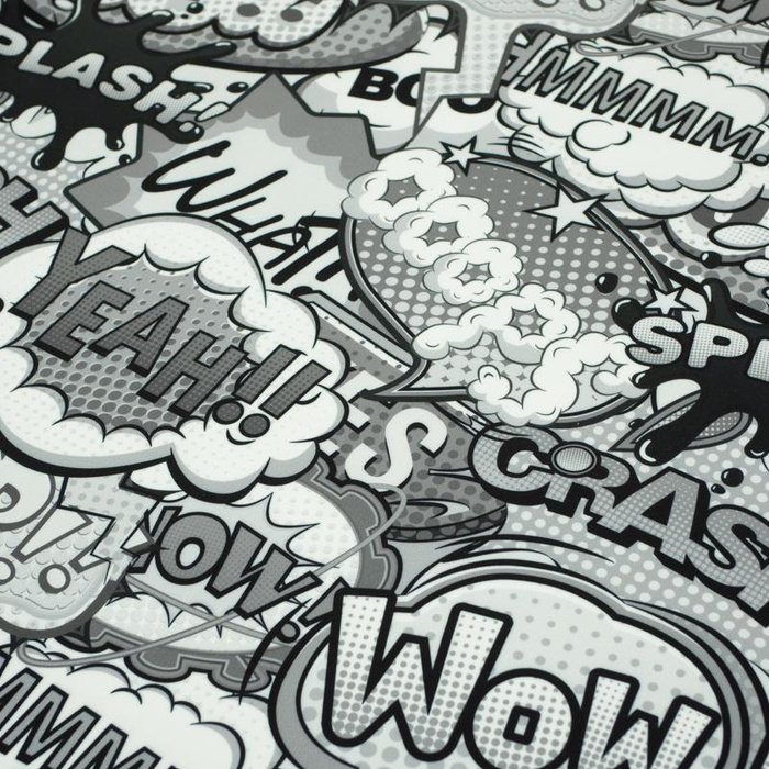 KOMIKS (černo-bílý) - softshell