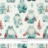 HAPPY YETI M. 1 - French Terry mit Elasthan