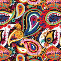 Paisley wz. 1 - Welur tapicerski