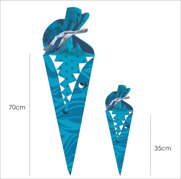 First Grade Candy Cone - SHARK - big