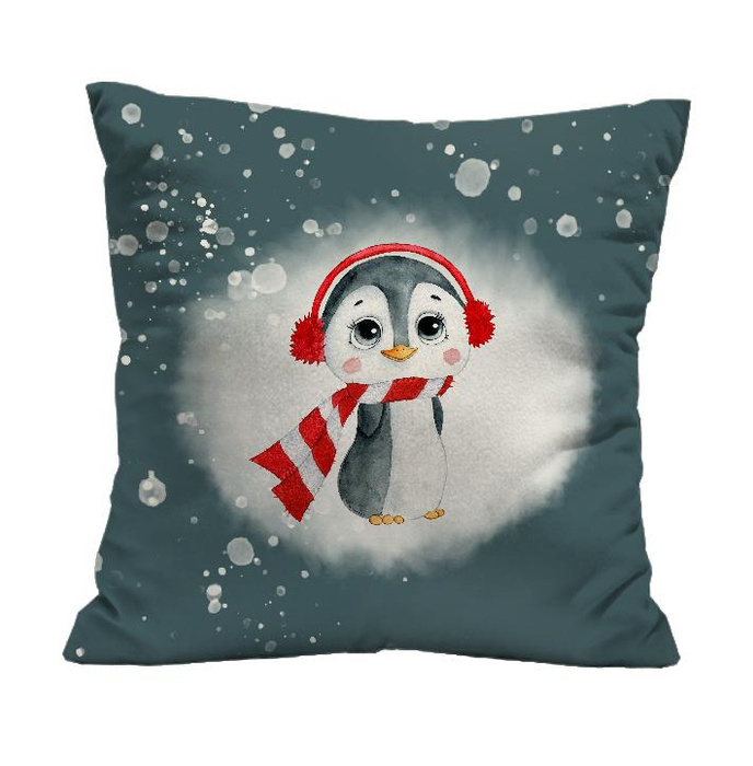 CUSHION PANEL - ALBI THE WINTER PENGUIN