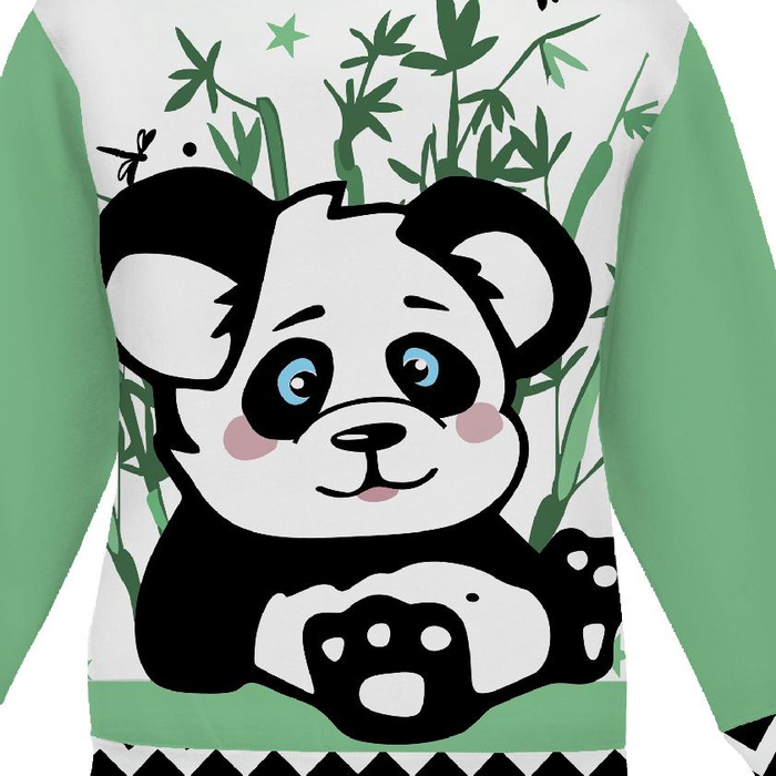 KINDER SWEATSHIRT (NOE) - PANDABÄR AMELIE - Nähset