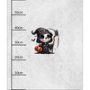 SKELETON CUTE HALLOWEEN WZ. 1 - Paneel (60cm x 50cm) Wasserabweisende Webware