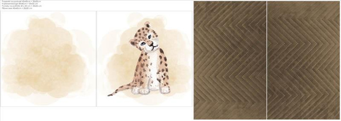 DECORATIVE PILOWS - LEOPARD pat. 2