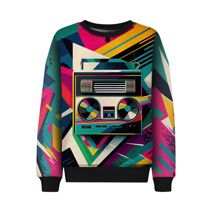 Jogginganzug für Kinder (MILAN) - RETRO MUSIC - Nähset