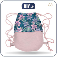 TURNBEUTEL MIT TASCHE - WASSERWELT Ms. 1 / marine - Nähset