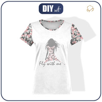WOMEN’S T-SHIRT- FLY WITH ME - single jersey XXXL