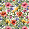 FLOWERS MEADOW WZ. 2 - Cotton muslin