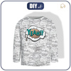 Longsleeve - COMIC BOOK / yeah (colorful) - single jersey (122/128)