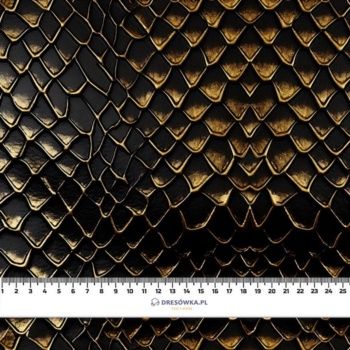 Leather Pattern wz.8- single jersey s elastanem ITY