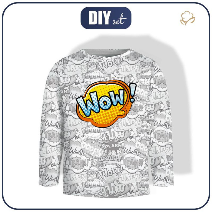 LONGSLEEVE - KOMIKS / wow - single jersey (98/104)