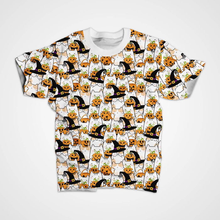 HALLOWEEN CATS WZ. 1 - Len 100%