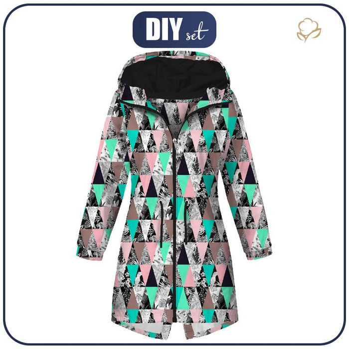 WOMEN'S PARKA (ANNA) - FORREST TRIANGLES - softshell XXL