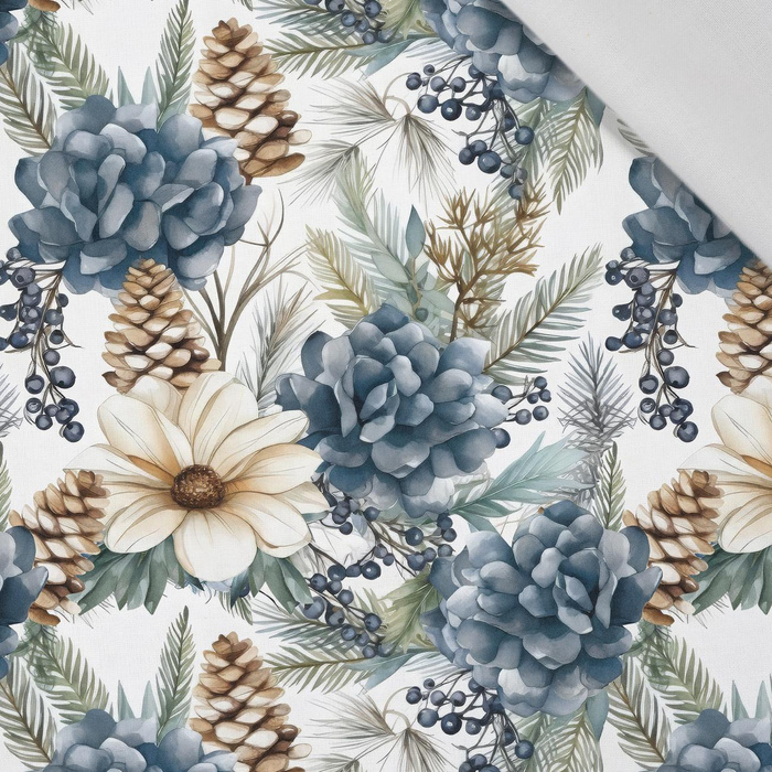 WINTER FLOWERS WZ.10 - schnelltrocknende Webware