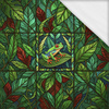 Stained Garden wz. 17 - panel (60cm x 50cm)- single jersey z elastanem ITY