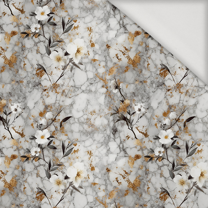 FLOWERS - Cloud Dancer WZ.2 - Jersey wiskozowy