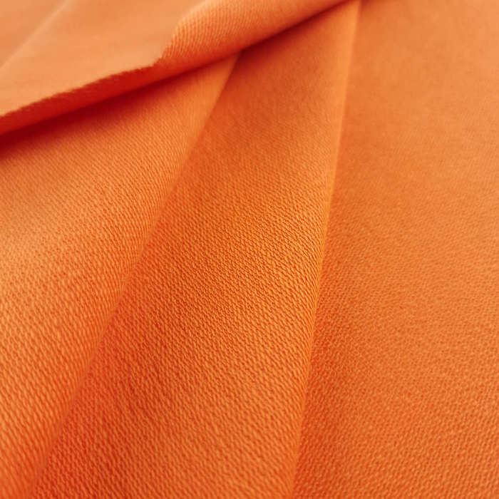 Prémiová teplákovina s jemnou smyčkou - ORANGE