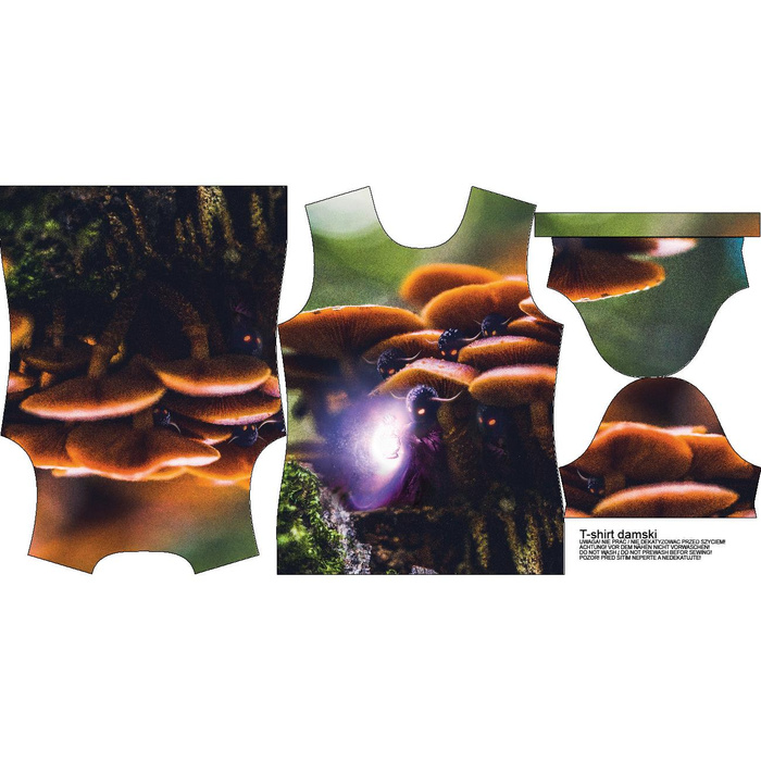 DAMEN T-SHIRT - HALUNKI BIESTER - Nähset S