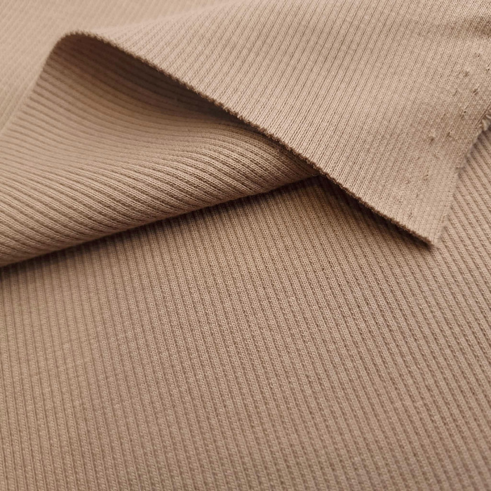 Ribbed knit fabric - CAMEL (D-212)
