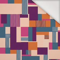 RETRO GEOMETRIC WZ. 1 - schnelltrocknende Webware
