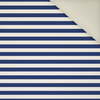 NAUTICAL STRIPES - Panama Natural 220g
