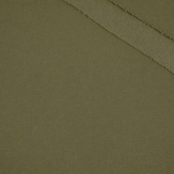 D-13 OLIVE GREEN - thick brushed sweatshirt D300
