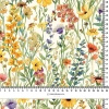 FLOWERS MEADOW WZ. 1 - Minky-Plüsch