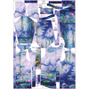 WOMEN'S PARKA (ANNA) - WATER LILIES (Claude Monet) - sewing set M