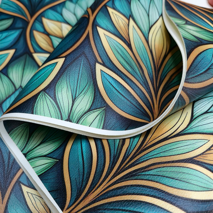 Stained Garden wz. 10 - gruba ekoskóra tłoczona