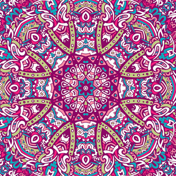 BUNTE MANDALA m. 3 - Viskose Jersey