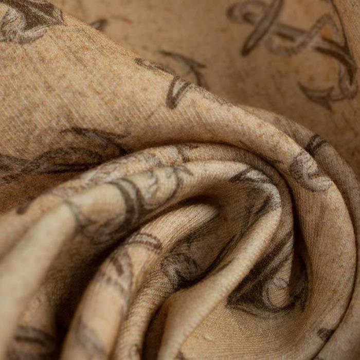 ANCHORS pat. 2 (SEA ABYSS) - Waterproof woven fabric