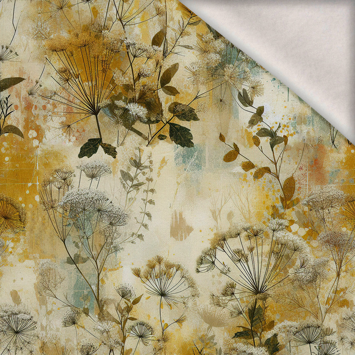 FLORAL REVERIE WZ. 6 - dzianina drapana z elastanem ITY