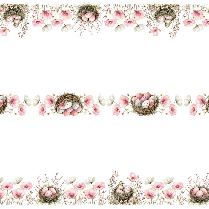 EASTER PAT. 3 - Woven Fabric for tablecloths