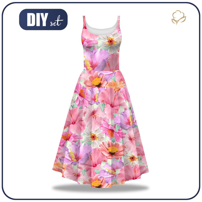 DRESS "ISABELLE" - ALCEAS - sewing set L