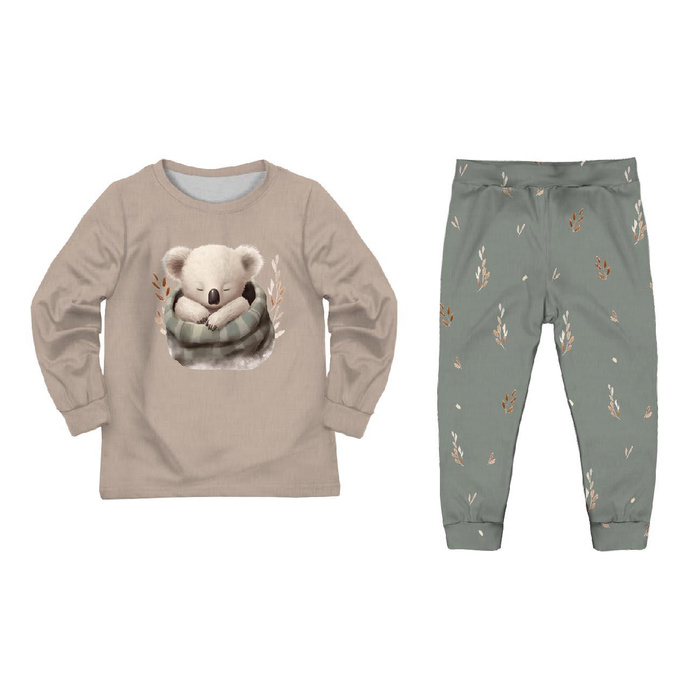 CHILDREN'S PAJAMAS " MIKI" - SLEEPING KOALA - sewing set (110/116)