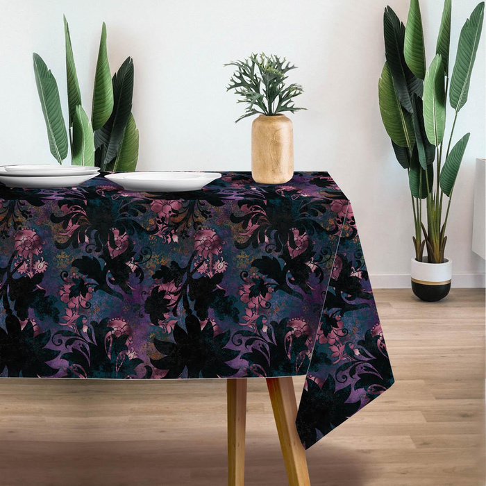 FLORAL  MS. 7 - looped knit fabric with elastane ITY