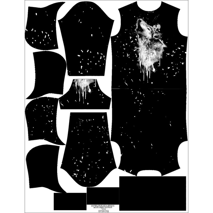 HERREN HOODIE (COLORADO) - WOLF M. 3 - Nähset XXXL