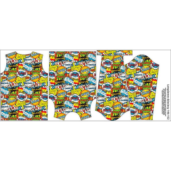 Longsleeve  (98/104) - KOMIKS - single jersey