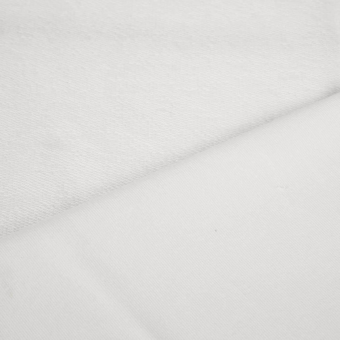 D-01 bílá - teplákovina s elastanem 
