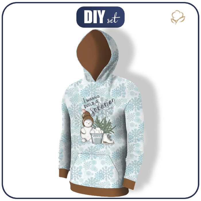 MEN’S HOODIE (COLORADO) - I WANNA BUILD A SNOWMAN (WINTER IN THE CITY) - sewing set XXL