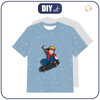 KINDER T-SHIRT- FELIX / blue - Single Jersey
