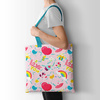BUNTE STICKER MS. 5 - Baumwoll Musselin