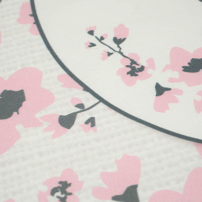 Die beste Oma der Welt/ Gemalte Blumen- Baumwoll Webware Panel (50cmx75cm)