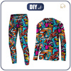 THERMO JUNGS SET (LUCAS) - BUNTE GRAFFITI - Nähset 128