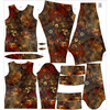 THERMO KOMPLET DAMSKI (JANE) - alcohol ink wz.15 - zestaw do uszycia